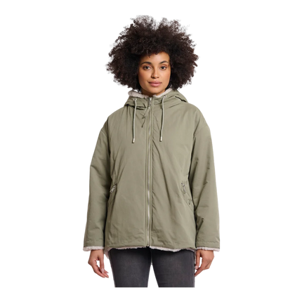 Rino & Pelle Ines Reversible Jacket in Green Ash