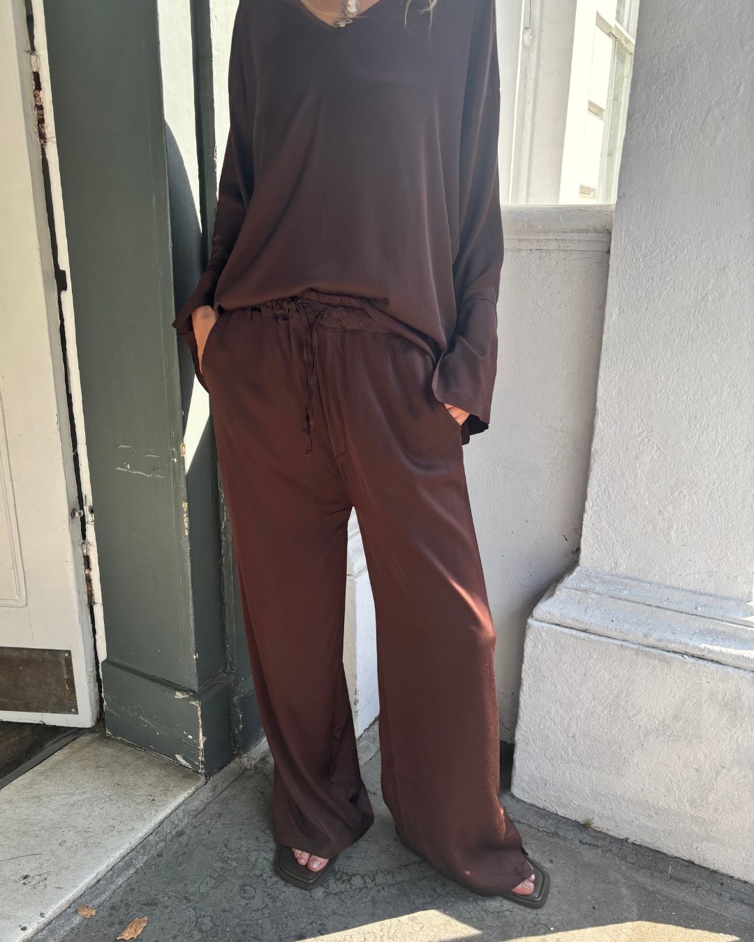 Crossley Brovit Drawsting Pants - Choco