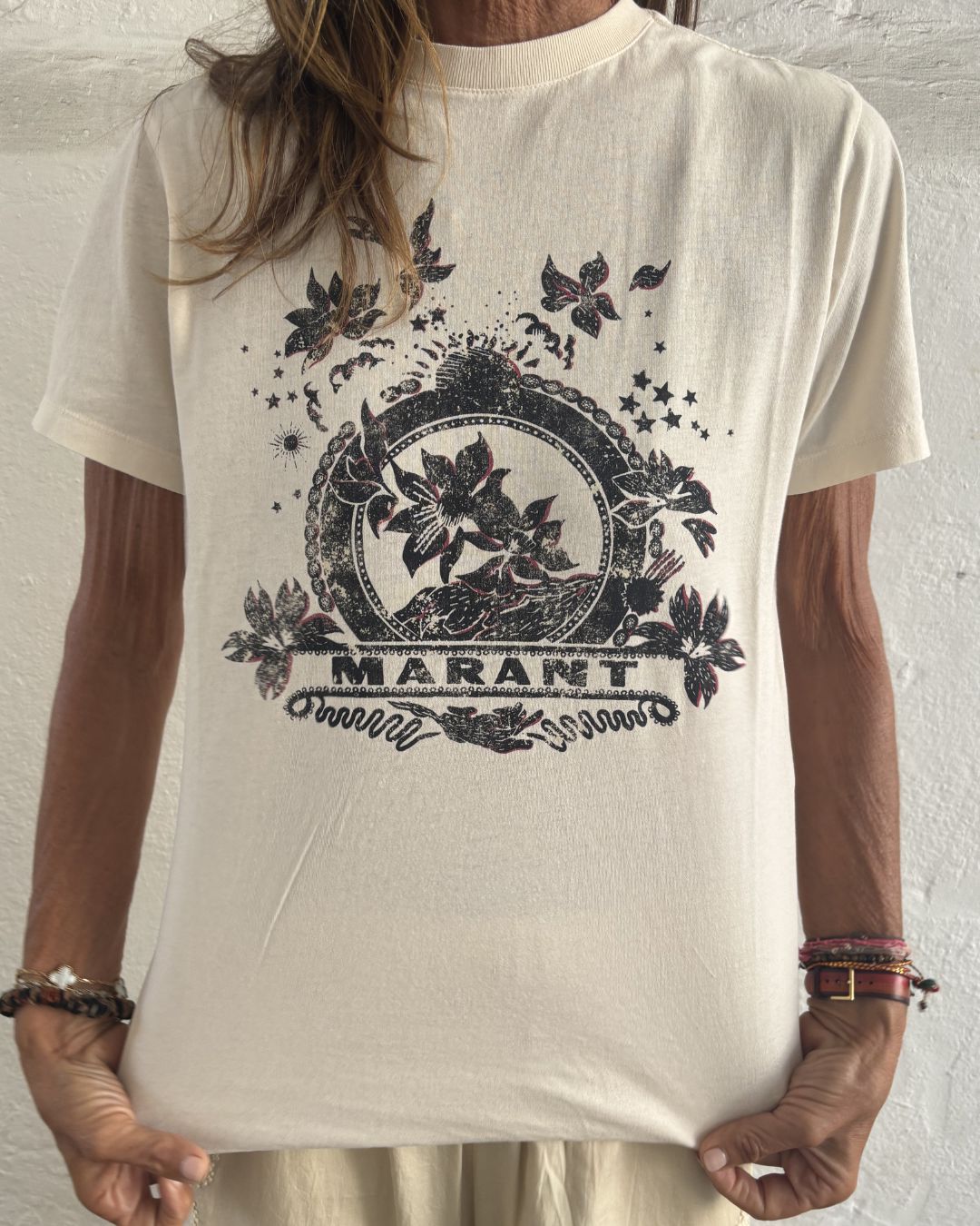 Marant Etoile Zewel Tee - Ecru