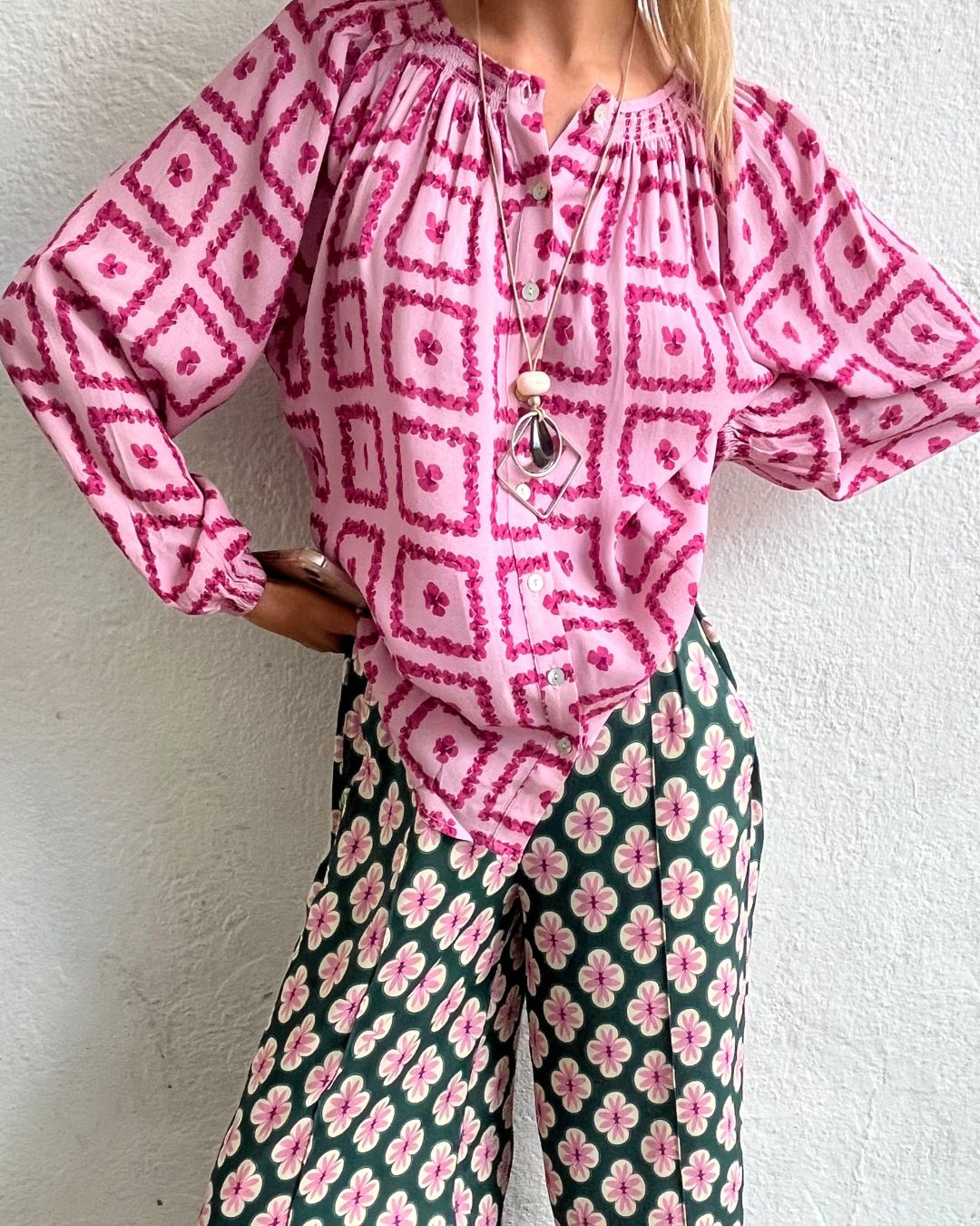 Primrose Park Jess Blouse - Pansy Pane