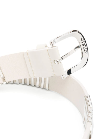 IM Tehora Belt in Chalk, Silver
