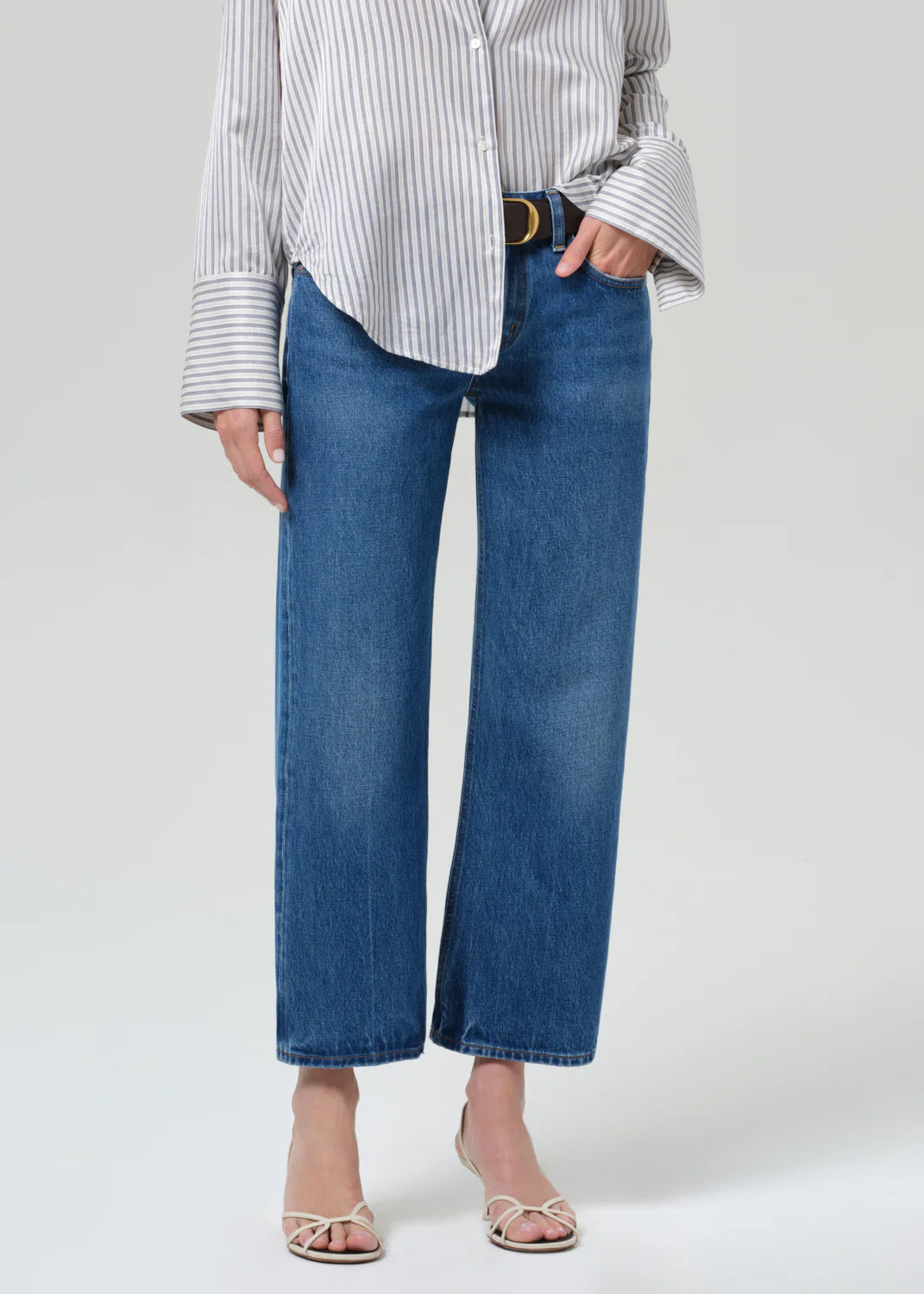 Citizens of Humanity Faye Vintage Straight in Azure Blue