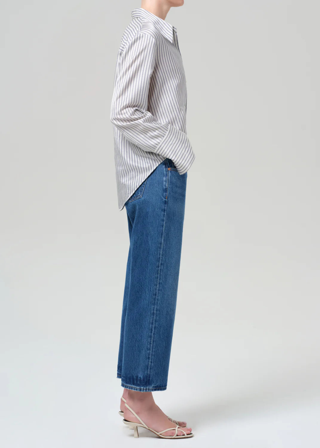 Citizens of Humanity Faye Vintage Straight in Azure Blue