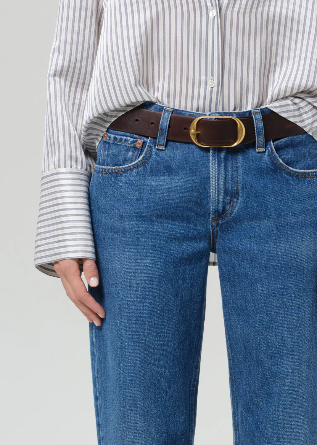Citizens of Humanity Faye Vintage Straight in Azure Blue