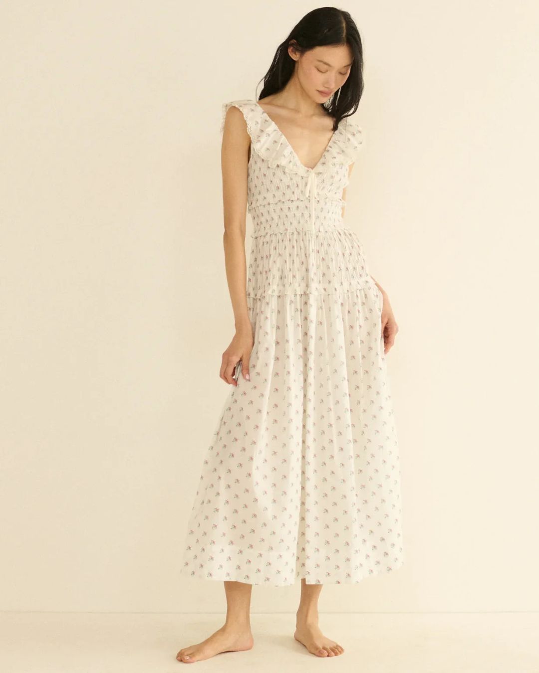 DÔEN Sorina Dress - Petit Posy Calico