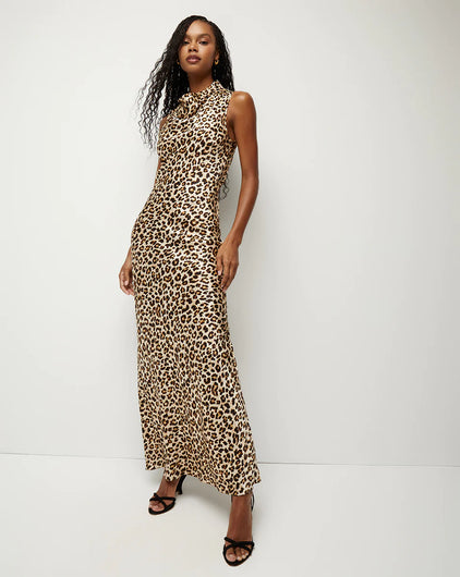 VB Kura Dress in Leopard Multi