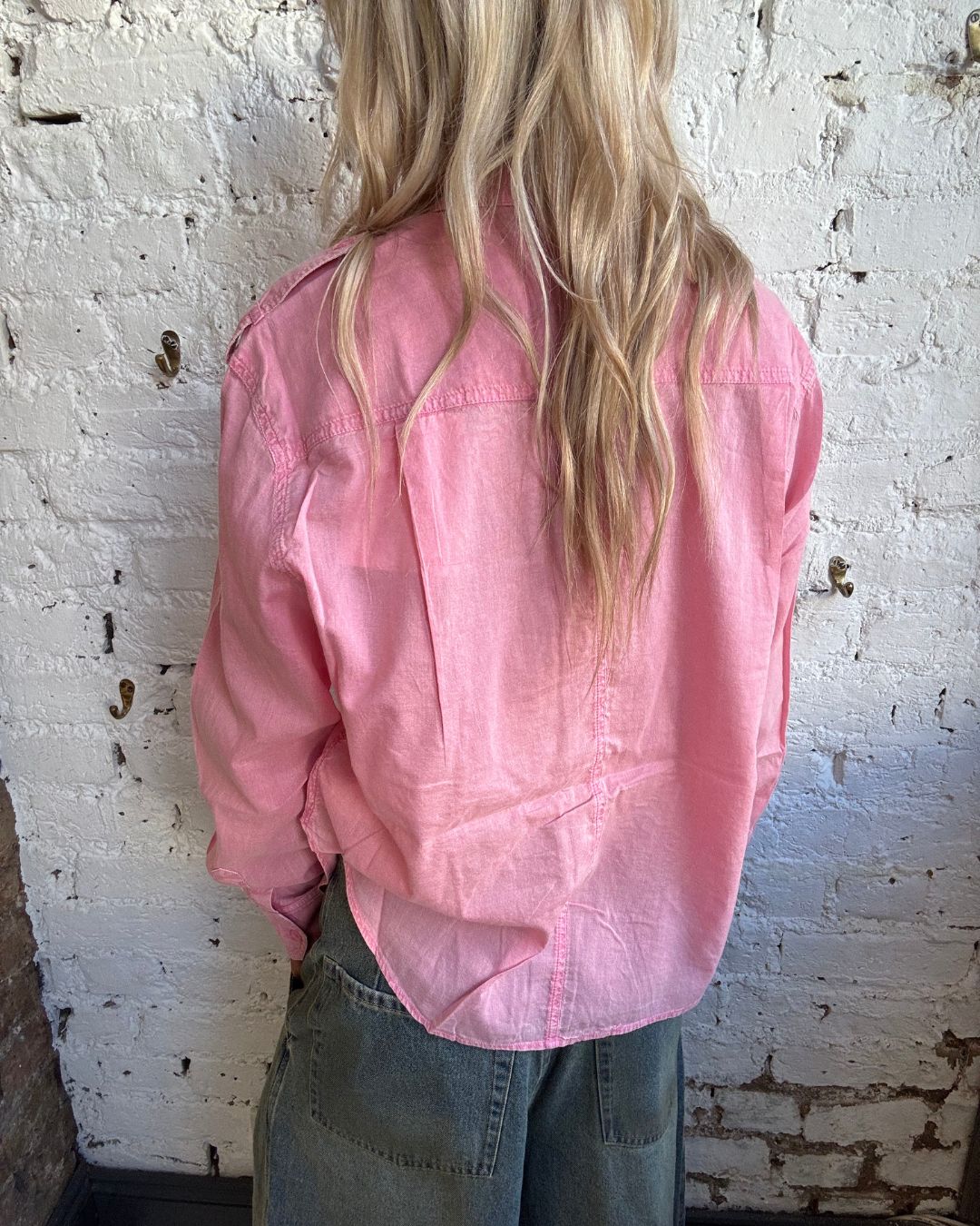Marant Etoiler Valiane Shirt in Bubblegum
