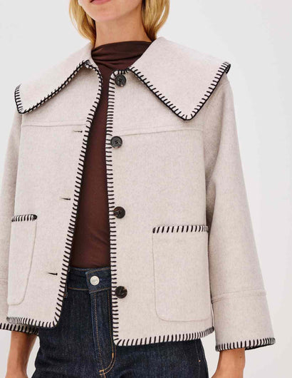 RAILS Patty Jacket in Oatmeal