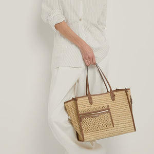 You added <b><u>AH Pocket Tote in Natural Raffia</u></b> to your cart.