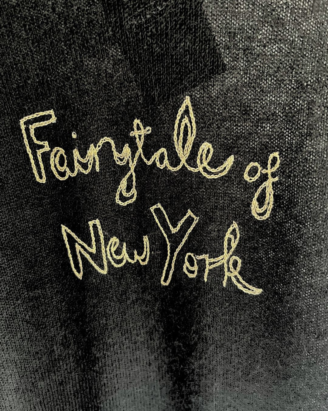 Bella Freud Fairytale of New York Jumper - Black, Gold