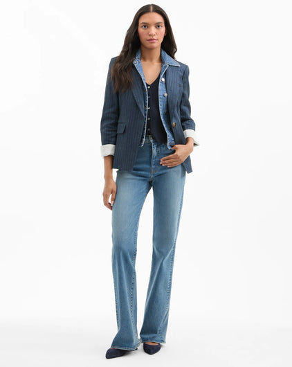 Veronica Beard Obie Dickey Jacket in Navy