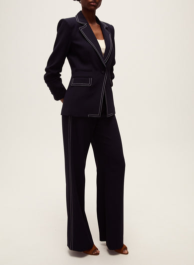 Veronica Beard Elin Pant in Navy