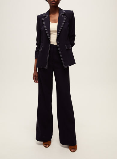 Veronica Beard Elin Pant in Navy