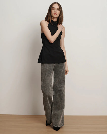 Veronica Beard Johanne Top in Black
