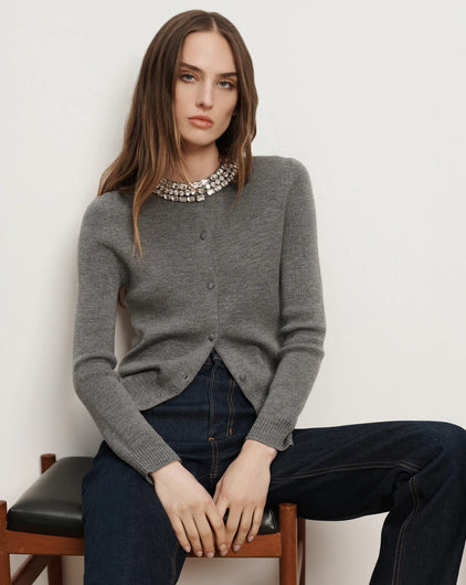 Veronica Beard Daro Embellished Cardigan