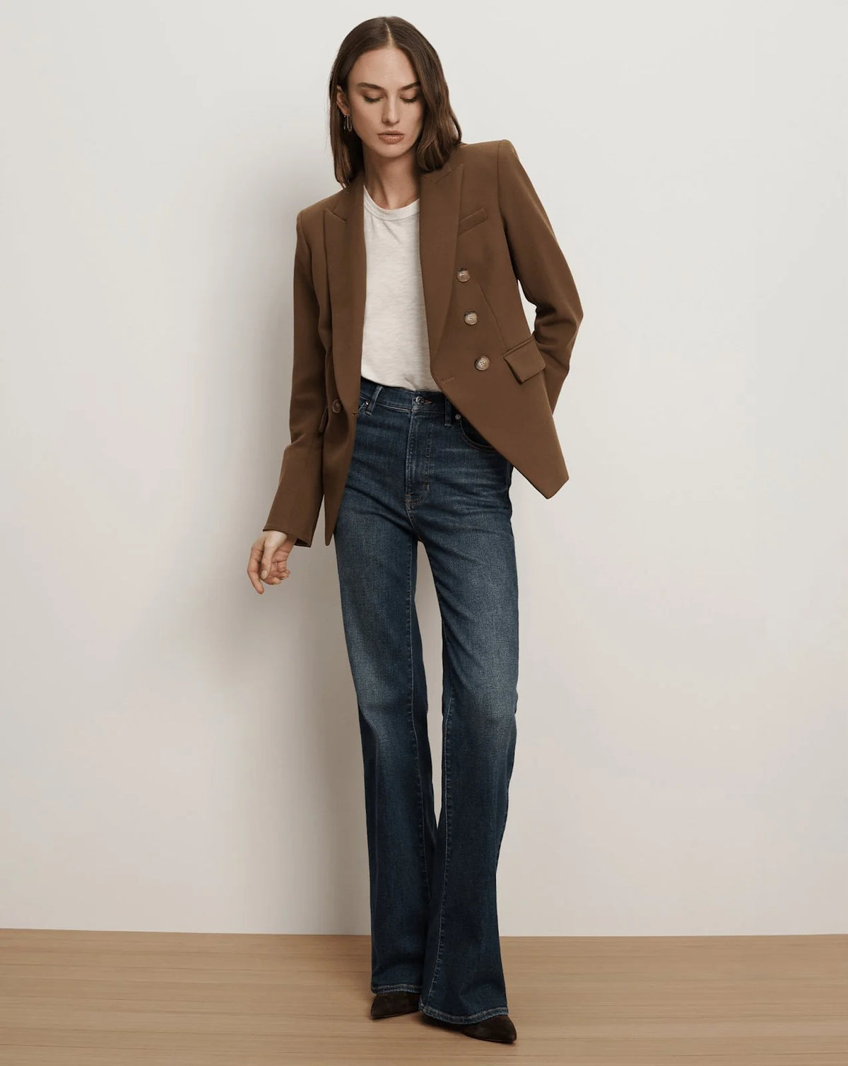 Veronica Beard Miller Dickey Jacket in Walnut