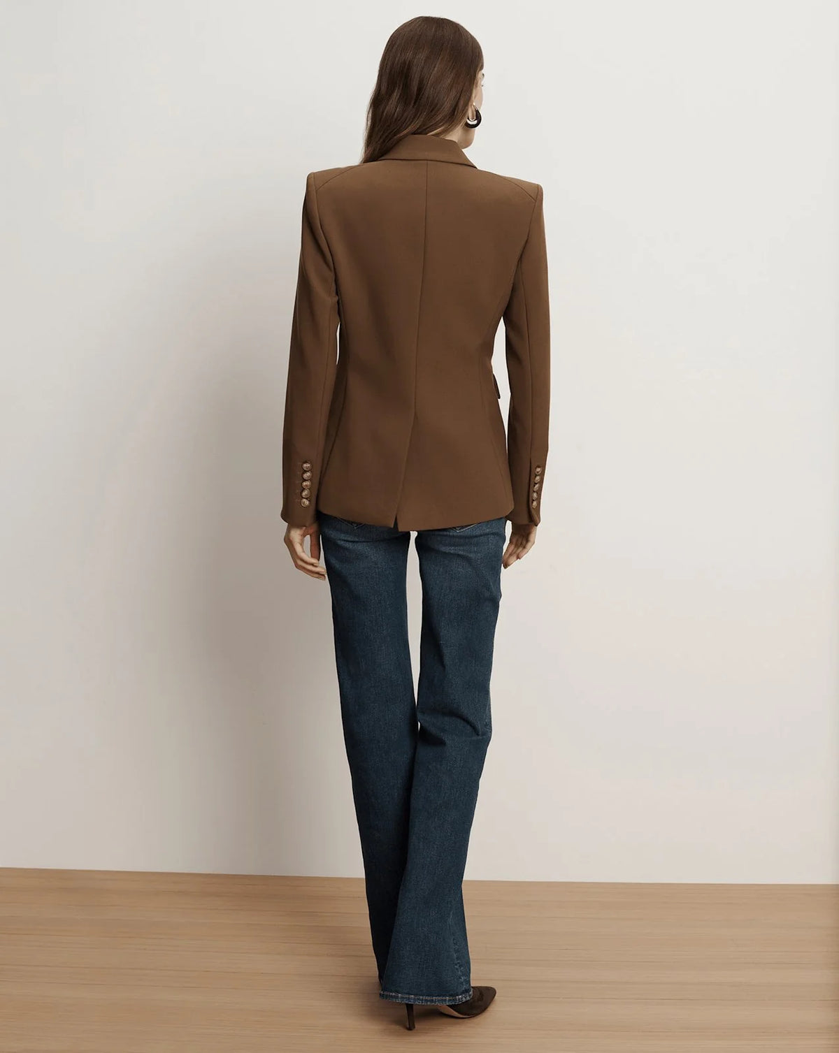 Veronica Beard Miller Dickey Jacket in Walnut