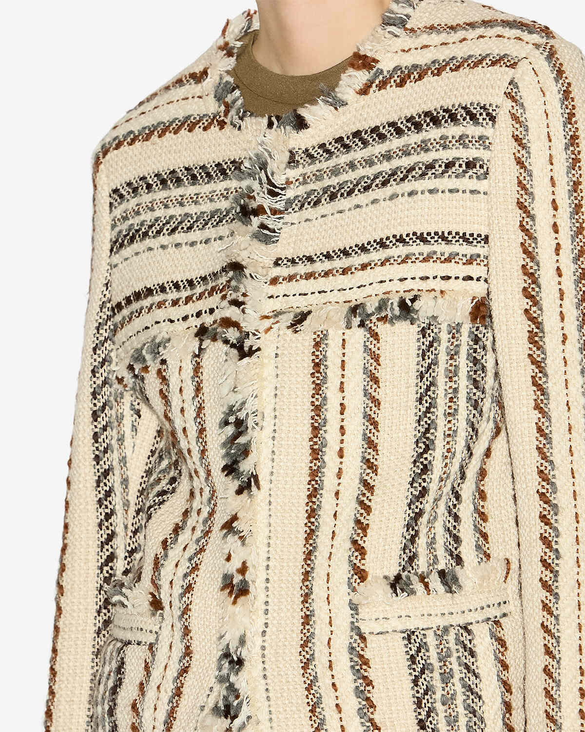 Marant Etoile Izaria Jacket in Ecru