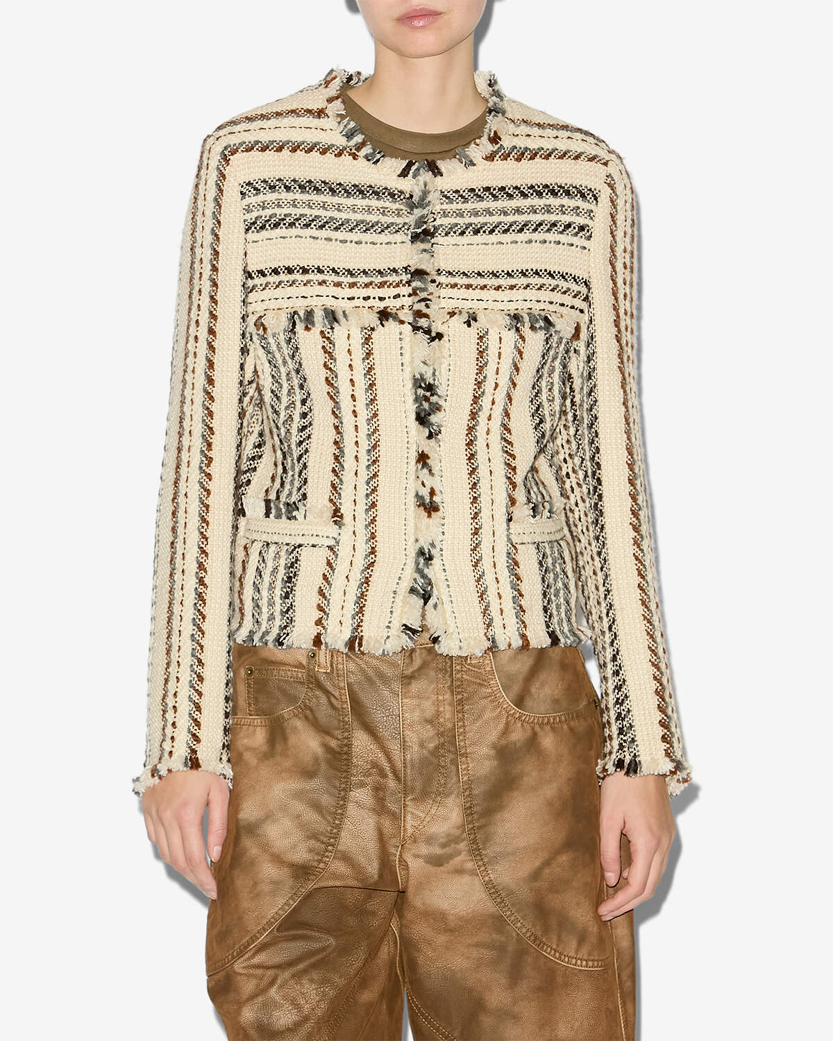 Marant Etoile Izaria Jacket in Ecru