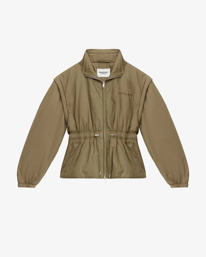 Marant Etoile Dastyni Coat in Khaki