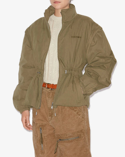 Marant Etoile Dastyni Coat in Khaki