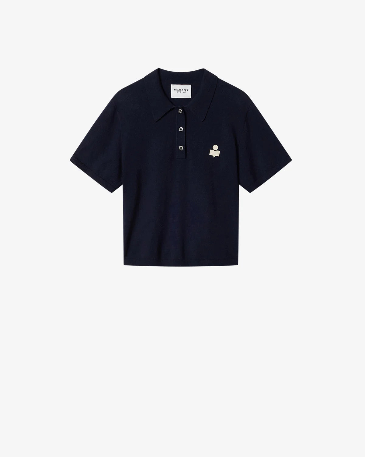 Marant Etoile Althea Logo Polo in Midnight