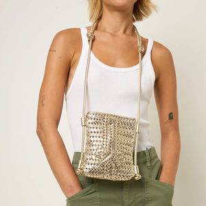 You added <b><u>AH Neeson Crossbody Pouch in Platino Mirror Leather</u></b> to your cart.