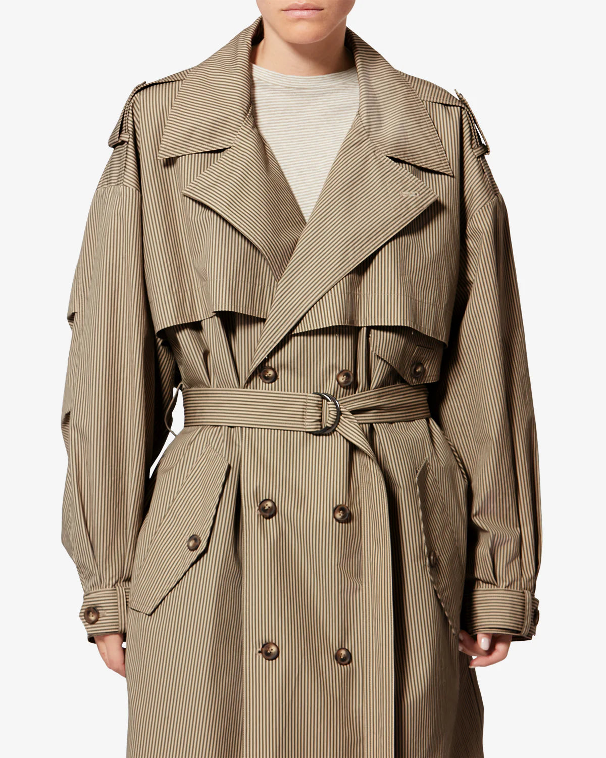 Marant Etoile Chilma Mac in Beige, Khaki