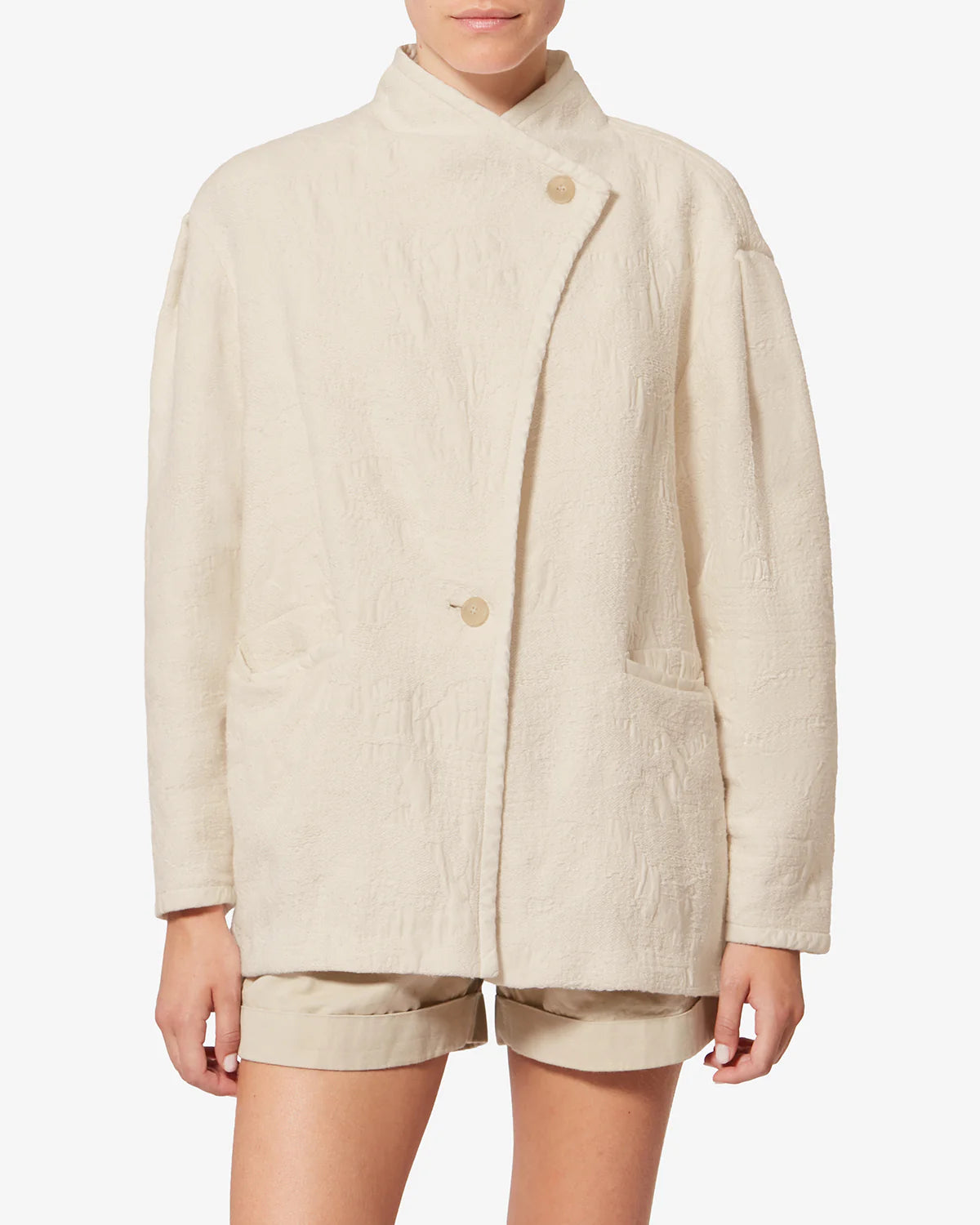 Marant Etoile Uadie Jacket in Ecru