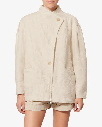 Marant Etoile Uadie Jacket in Ecru