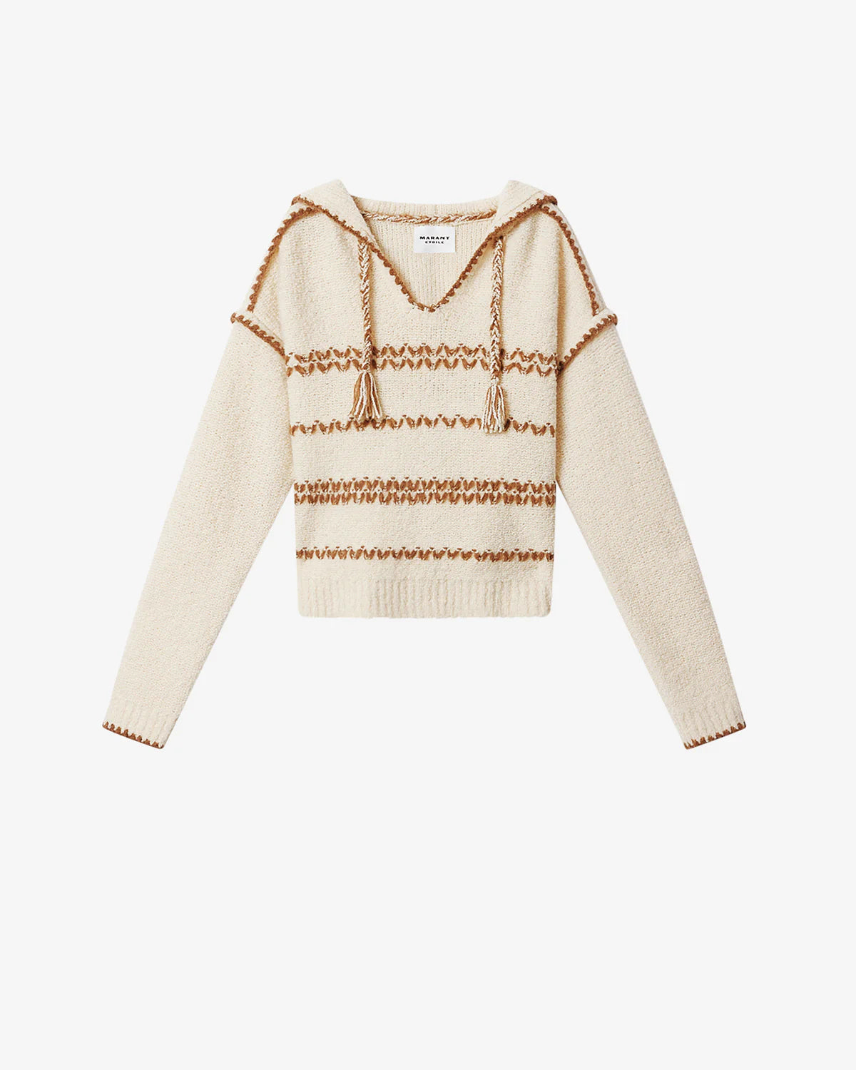 Marant Etoile Romera Knit in Ecru, Bronze