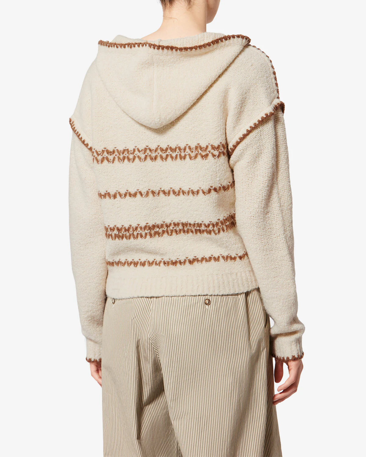 Marant Etoile Romera Knit in Ecru, Bronze