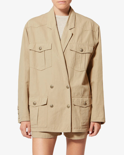 Marant Etoile Nevala Jacket in Beige