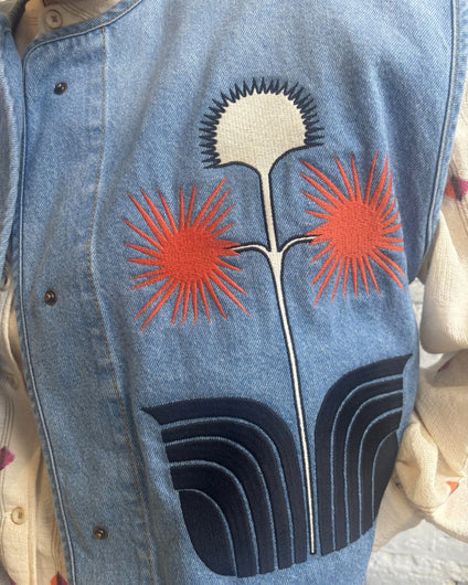 Tinsels Etzio On Blue SL Denim Jacket