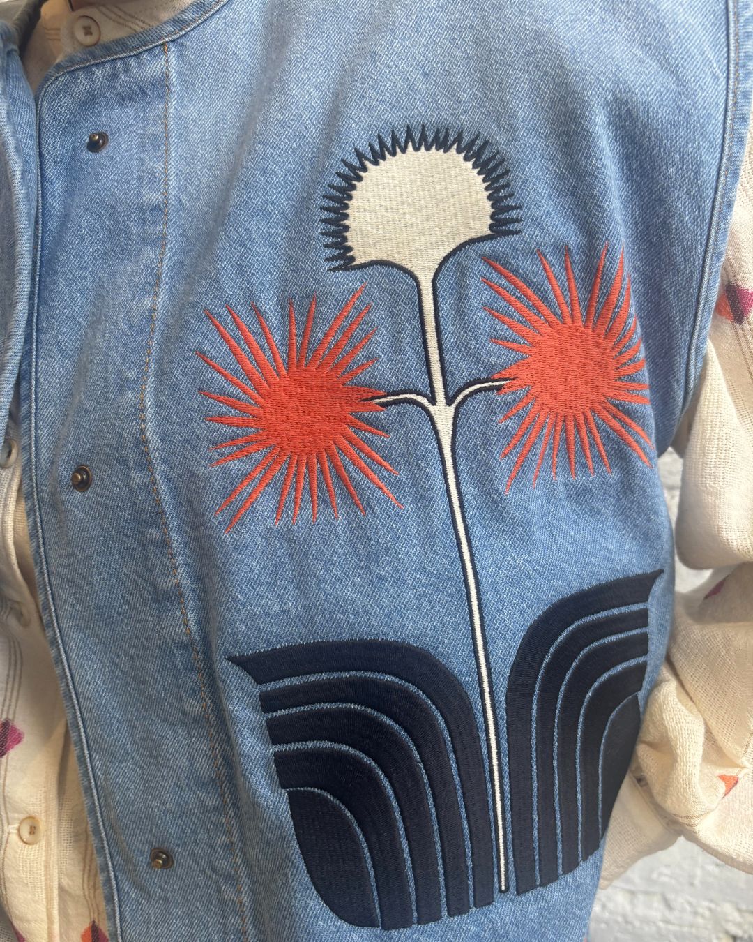 Tinsels Etzio On Blue SL Denim Jacket