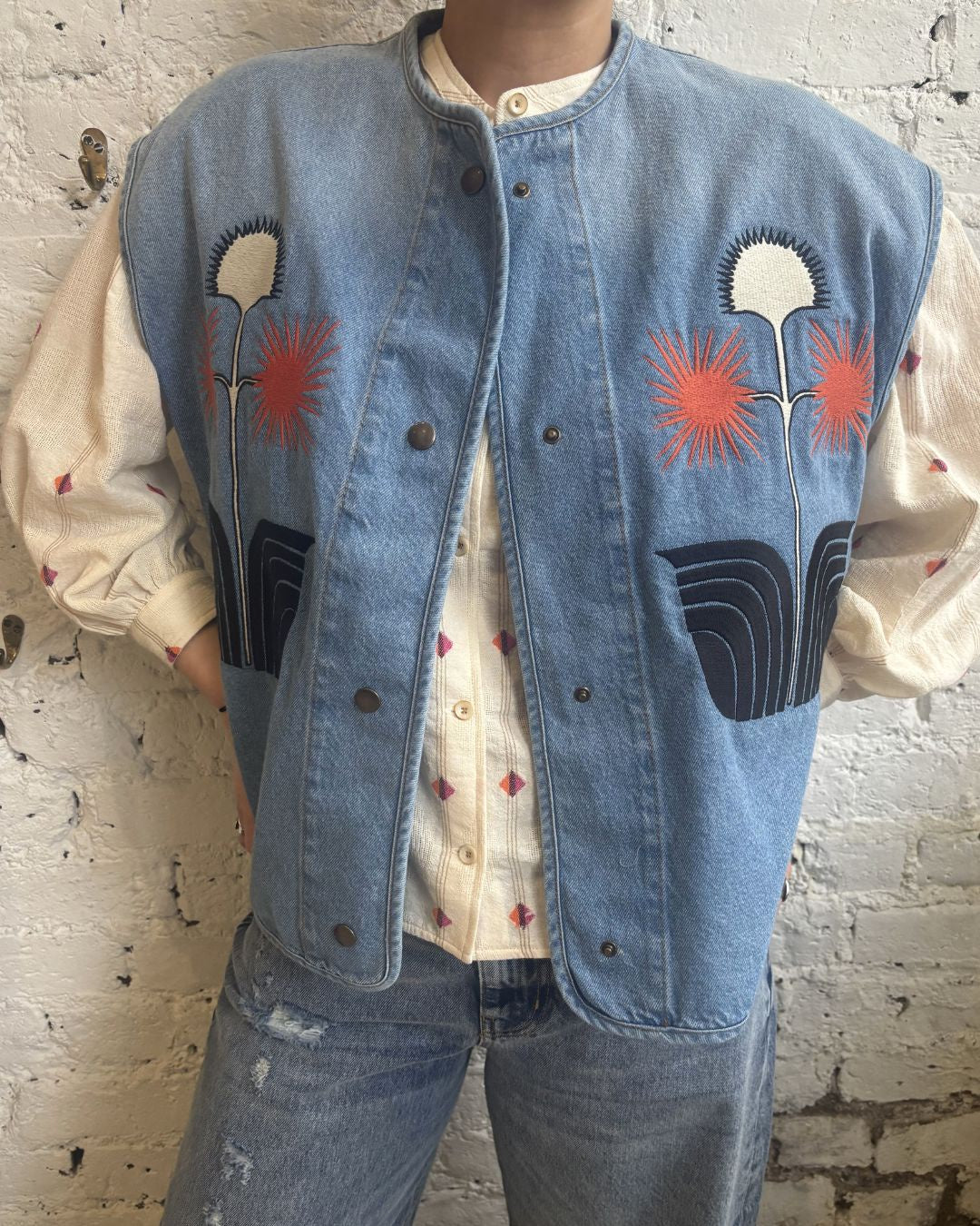 Tinsels Etzio On Blue SL Denim Jacket