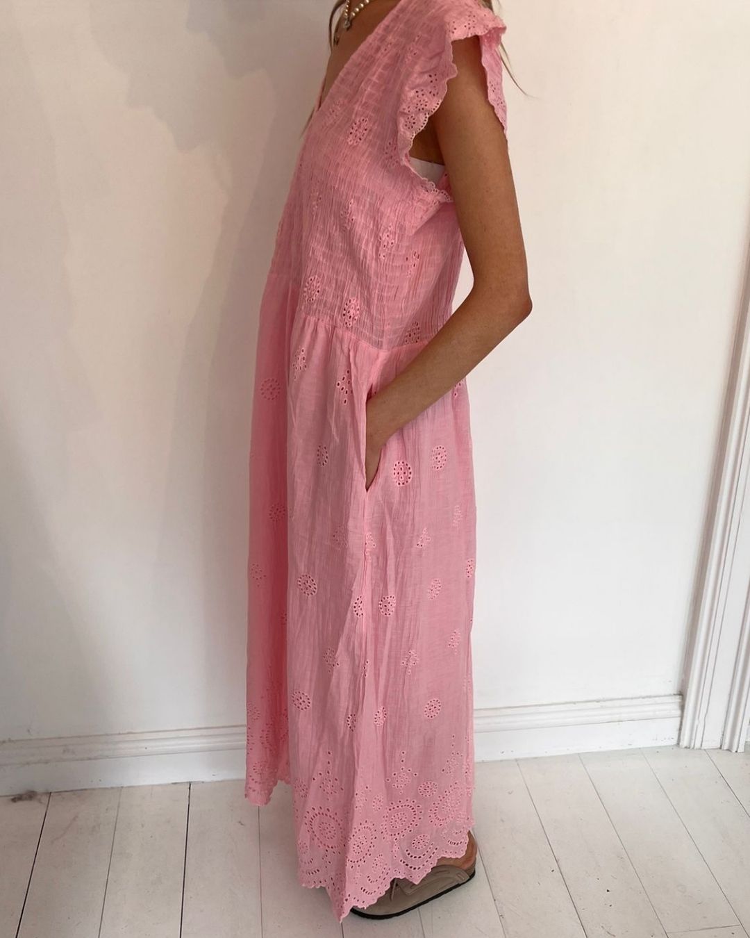 Handprint Dream Apparel Juno Dress in Pink