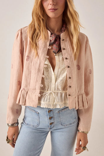 Maison Hotel Edgard Degas Jacket in Antique Blush