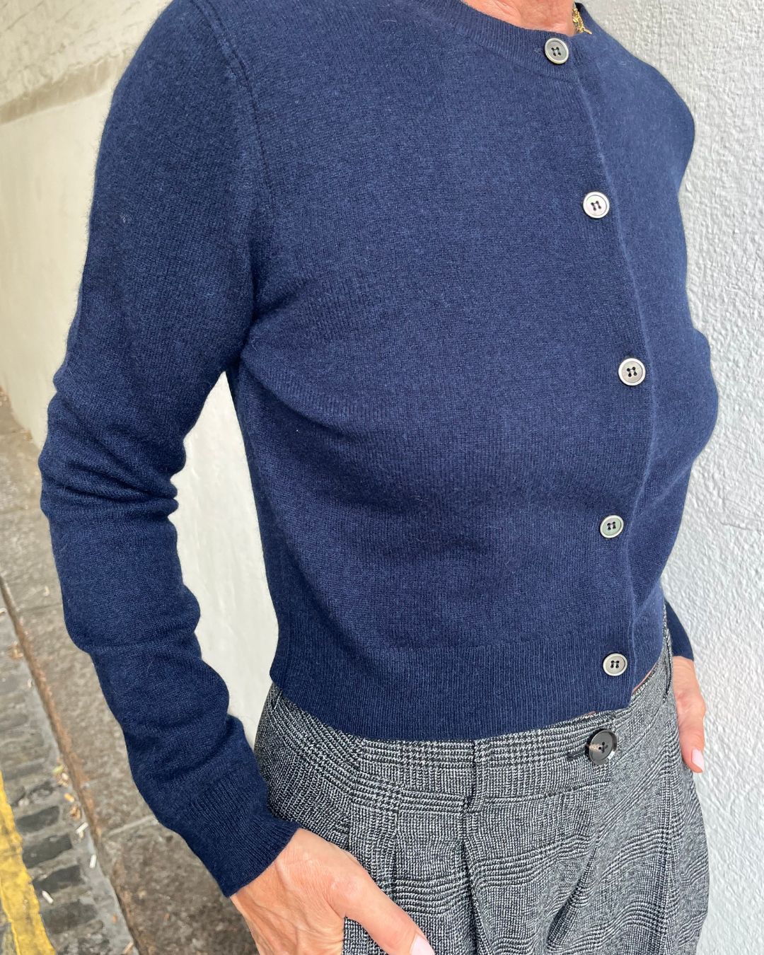 PARK Cashmere Cardigan - Midnight Slate