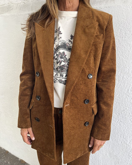 Marant Etoile Rasma Corduroy Jacket - Brown