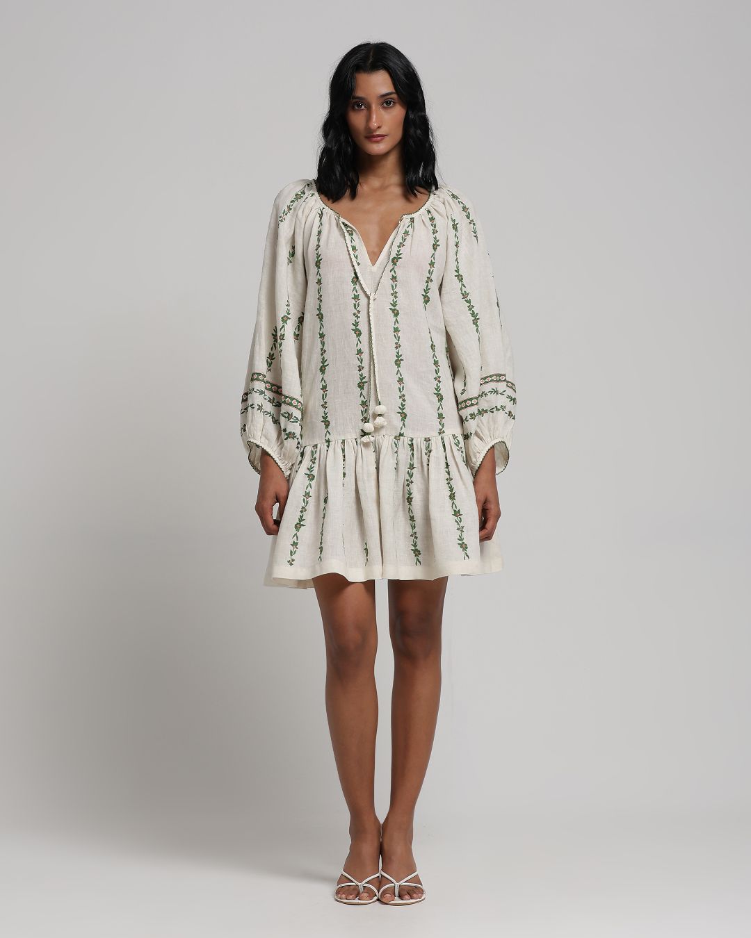 Viam Lily Dress in Green