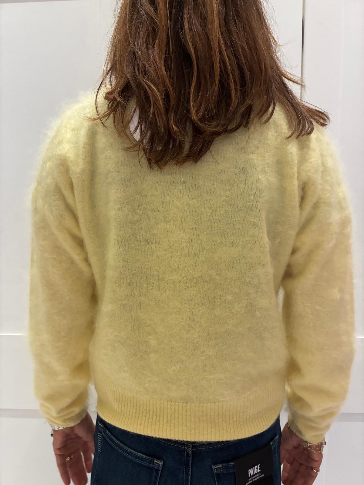 Coloursh Brushed Wendy Crew in Pina Colada