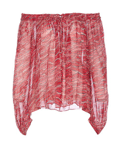 You added <b><u>Marant Etoile Vutti Blouse in Red</u></b> to your cart.