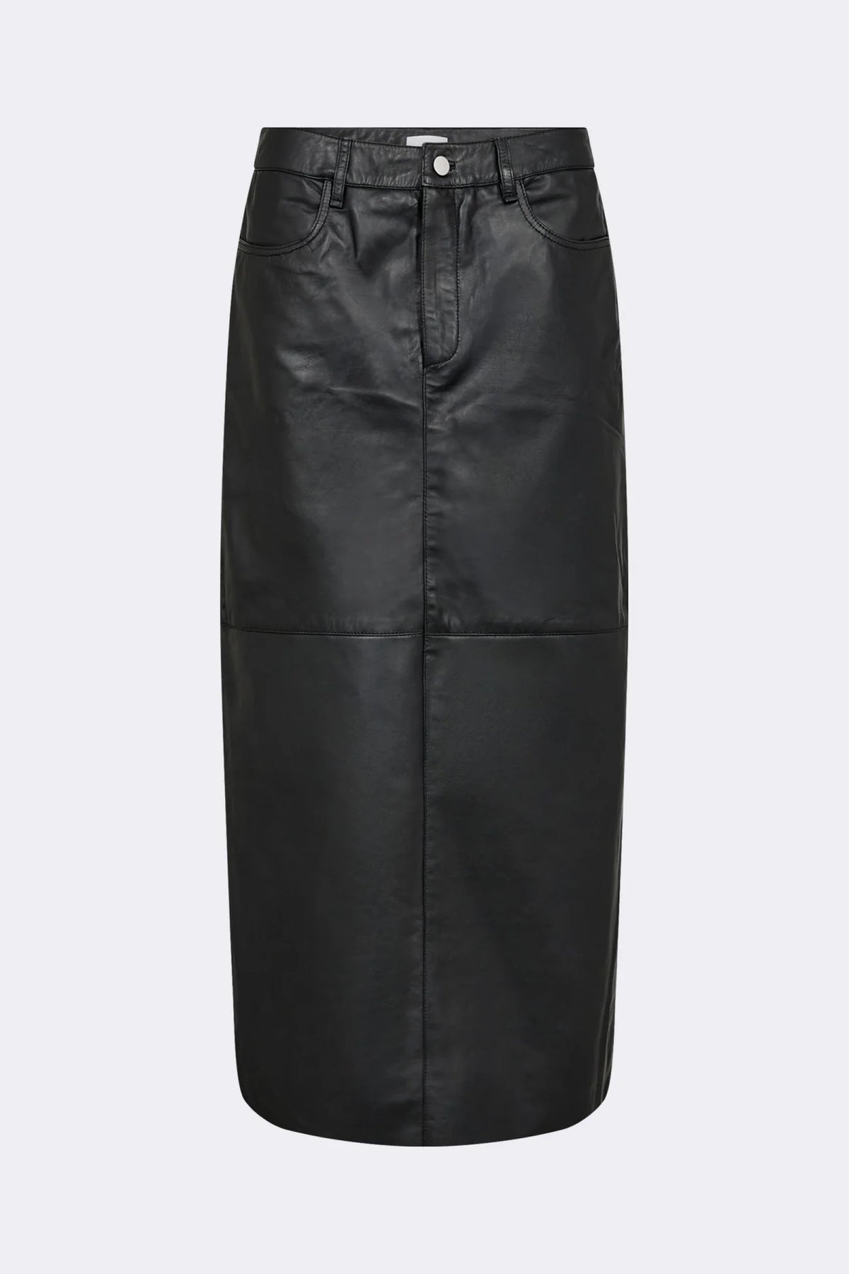 LR Globa Leather Skirt in Black