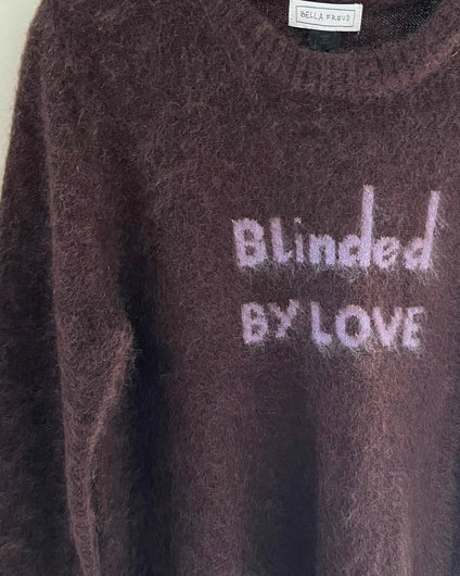Bella Freud Blinded by Love Jumper - Brown, Lilac