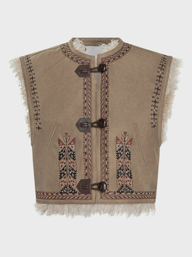 Marant Etoile Clemencia Jacket in Taupe