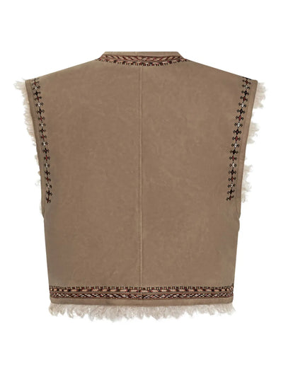 Marant Etoile Clemencia Jacket in Taupe