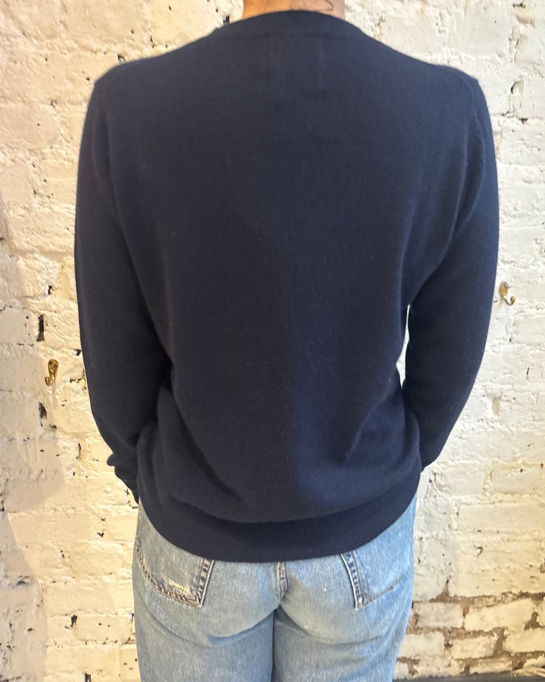 Jumper 1234 Ma Cherie Crew in Navy, Rose