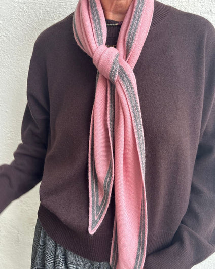 PARK Long Diamond Scarf - Peony