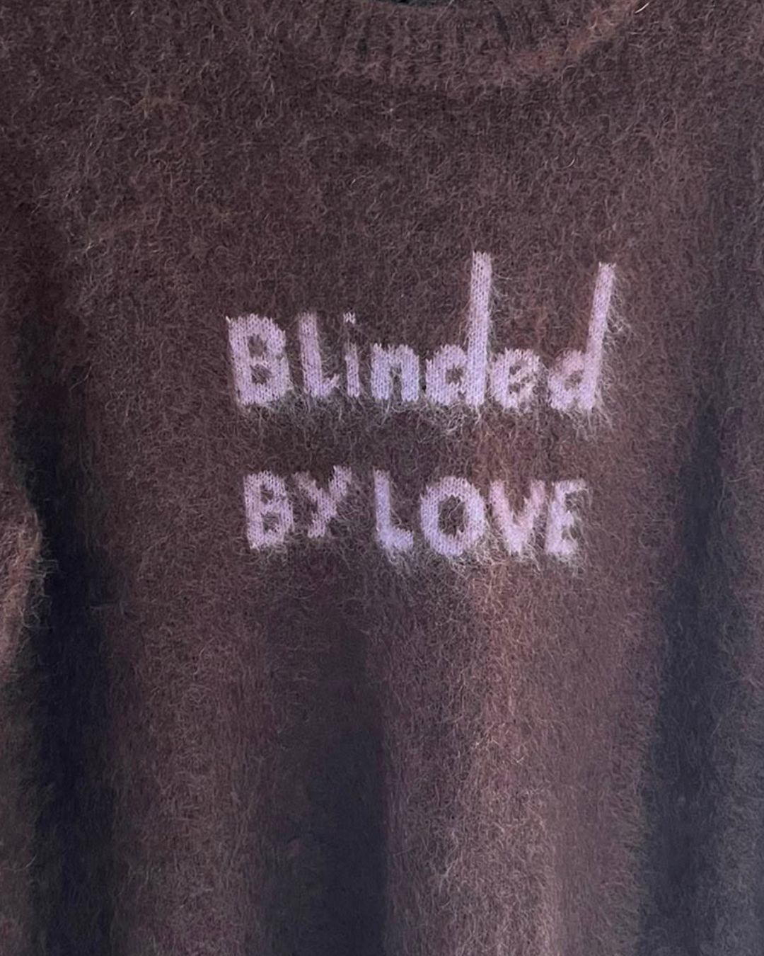 Bella Freud Blinded by Love Jumper - Brown, Lilac